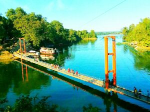 Hanging bridge of Rangamati Bangladesh