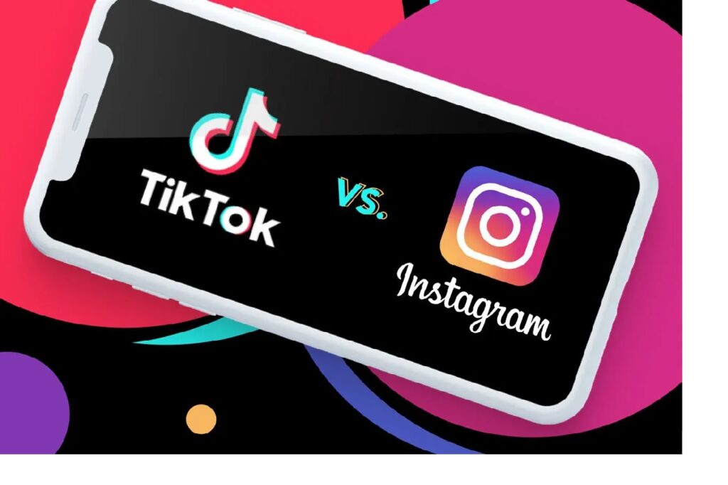 Instagram VS TikTok both 