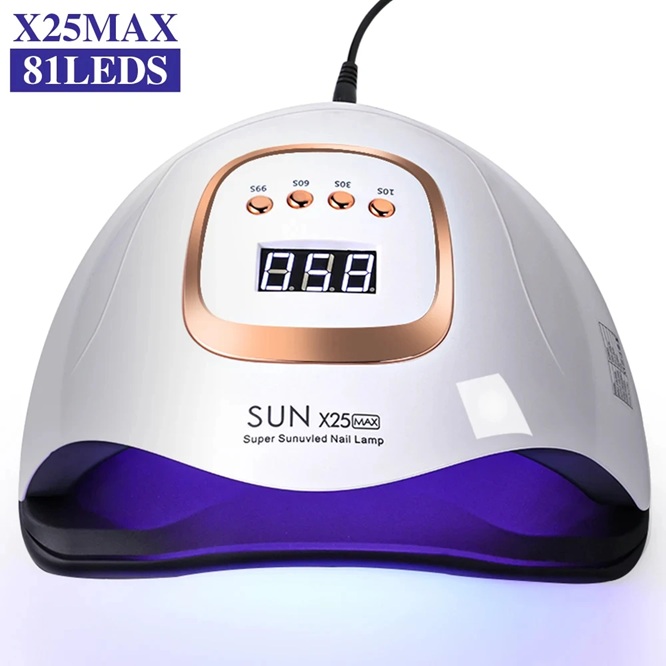 81LED UV Nail Art Lamp Dryer with 4 Timers 