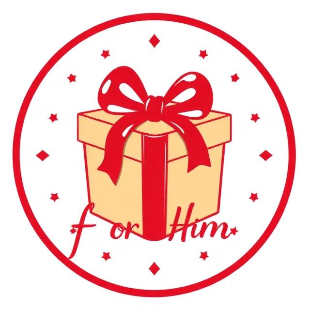 gift for him text logo